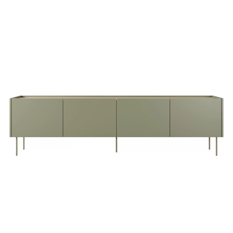 Szafka RTV Desin 220cm Meble Bogart oliwka/dąb nagano