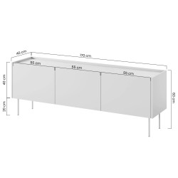 Szafka RTV Desin 170cm z 1 szufladą Meble Bogart ceramic Szafka RTV Desin 170cm z 1 szufladą Meble Bogart ceramic