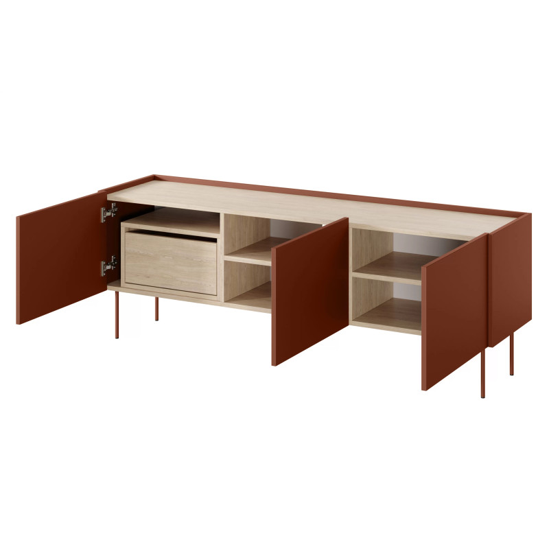 Szafka RTV Desin 170cm z 1 szufladą Meble Bogart ceramic