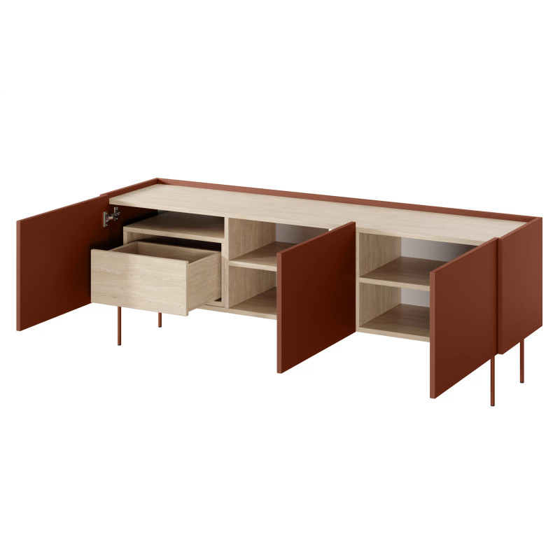 Szafka RTV Desin 170cm z 1 szufladą Meble Bogart ceramic