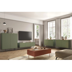 Szafka RTV Desin 170cm z 1 szufladą Meble Bogart oliwka/dąb Szafka RTV Desin 170cm z 1 szufladą Meble Bogart oliwka/dąb