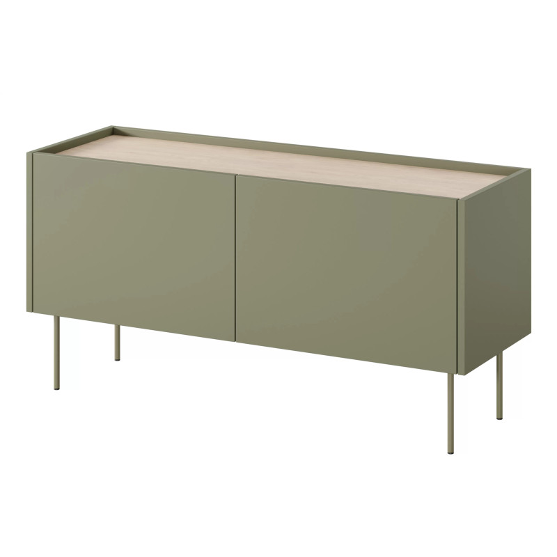 Szafka RTV Desin 120cm z 1 szufladą Meble Bogart oliwka/dąb Szafka RTV Desin 120cm z 1 szufladą Meble Bogart oliwka/dąb