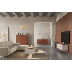 Szafka RTV Desin 120cm z 1 szufladą Meble Bogart kaszmir/dąb Szafka RTV Desin 120cm z 1 szufladą Meble Bogart kaszmir/dąb