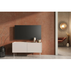 Szafka RTV Desin 120cm z 1 szufladą Meble Bogart kaszmir/dąb Szafka RTV Desin 120cm z 1 szufladą Meble Bogart kaszmir/dąb