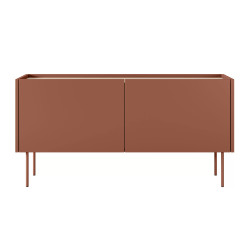 Szafka RTV Desin 120cm Meble Bogart ceramic red/dąb nagano Szafka RTV Desin 120cm Meble Bogart ceramic red/dąb nagano