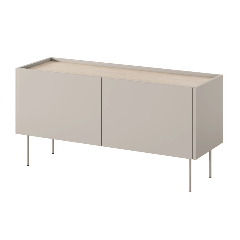 Szafka RTV Desin 120cm Meble Bogart kaszmir/dąb nagano