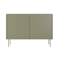 Komoda Desin 120cm z 2 szufladami Meble Bogart oliwka/dąb nagano