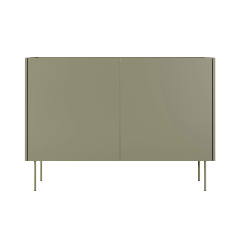 Komoda Desin 120cm z 2 szufladami Meble Bogart oliwka/dąb nagano