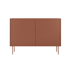 Komoda Desin 120cm Meble Bogart ceramic red/dąb nagano Komoda Desin 120cm Meble Bogart ceramic red/dąb nagano