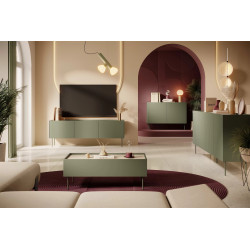 Komoda Desin 120cm Meble Bogart oliwka/dąb nagano Komoda Desin 120cm Meble Bogart oliwka/dąb nagano