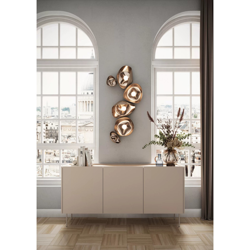 Komoda Desin 170cm z 2 szufladami Meble Bogart kaszmir/dąb