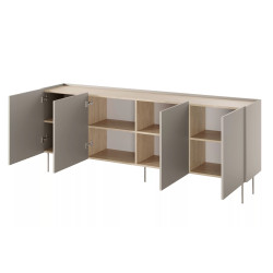 Komoda Desin 220cm Meble Bogart kaszmir/dąb nagano Komoda Desin 220cm Meble Bogart kaszmir/dąb nagano