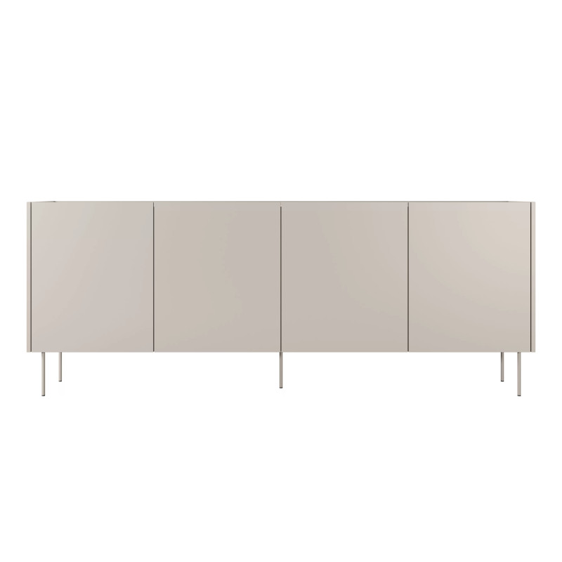 Komoda Desin 220cm Meble Bogart kaszmir/dąb nagano