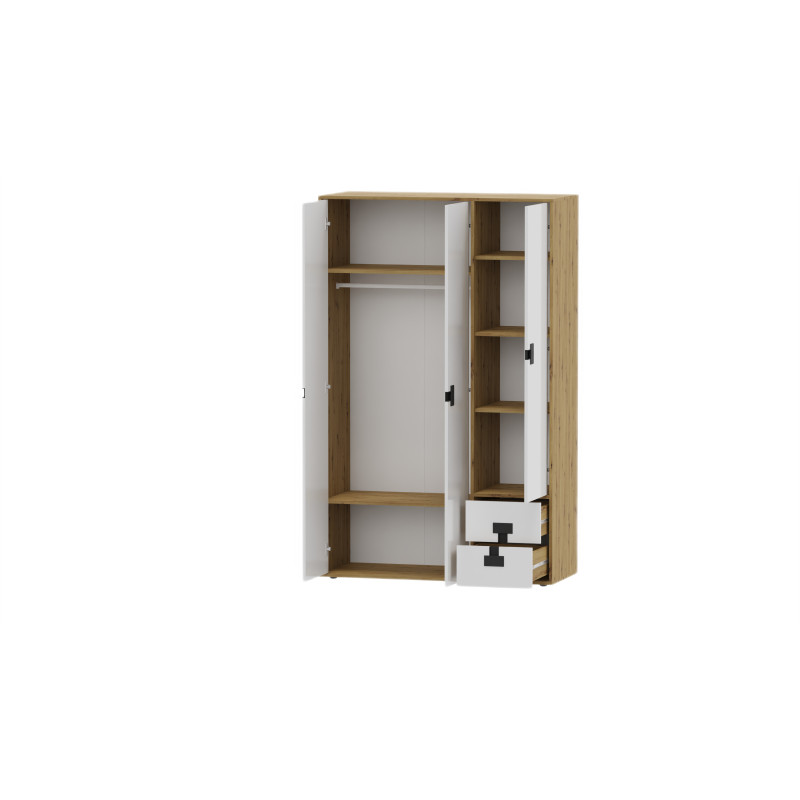 Szafa trzydrzwiowa 04 z kolekcji Index Meble Domel