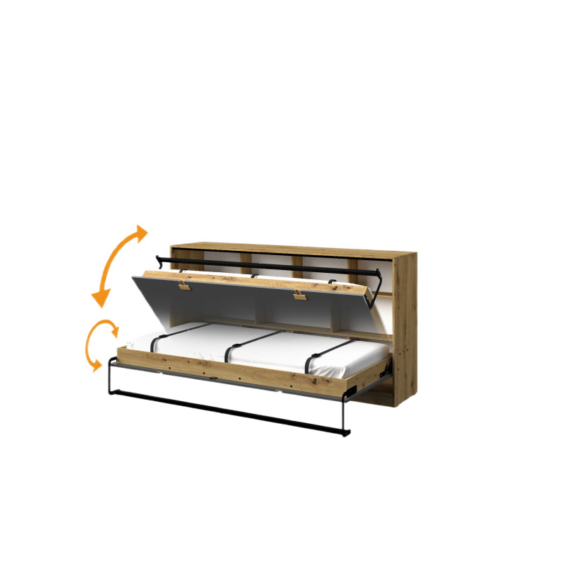 Półkotapczan poziomy z kolekcji Index Meble Domel