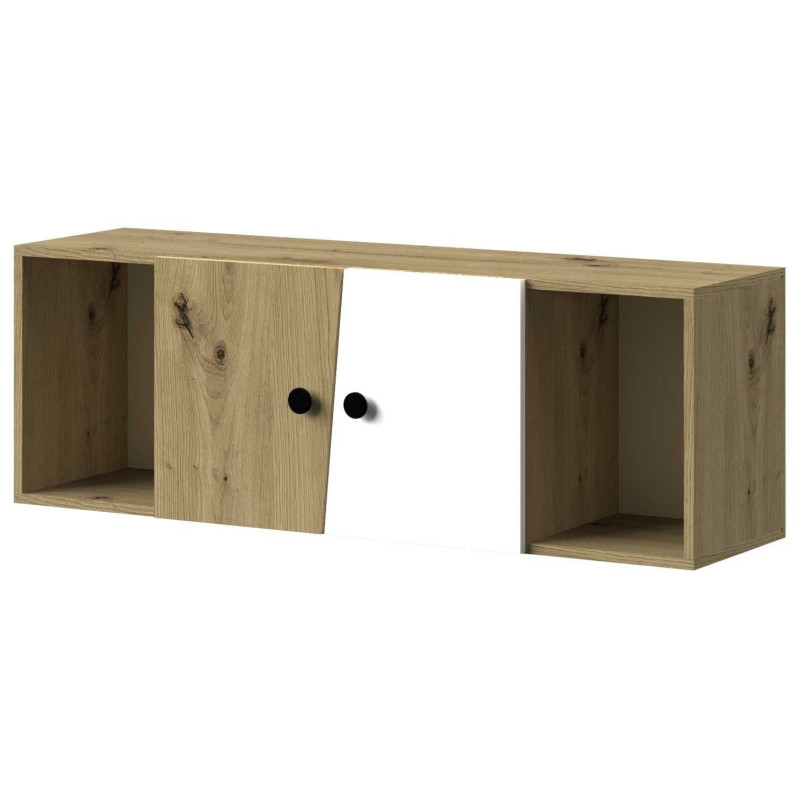 Szafka wisząca z kolekcji Nero Meble Domel dąb artisan + Szafka wisząca z kolekcji Nero Meble Domel dąb artisan +