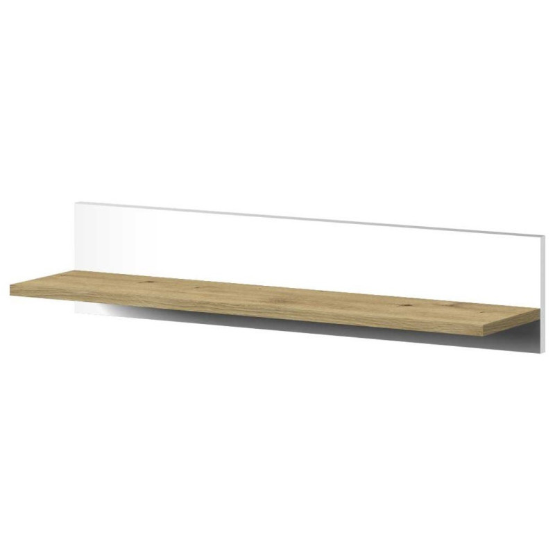 Półka z kolekcji Nero Meble Domel dąb artisan + biały