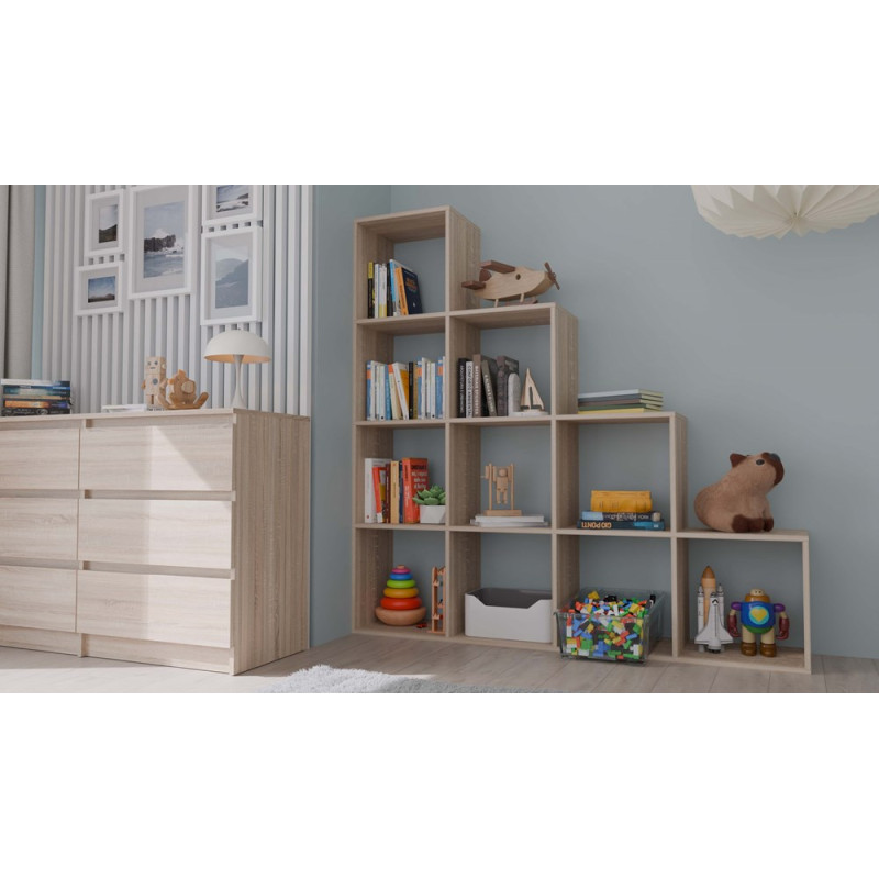 Regał Step 4X4 Sonoma