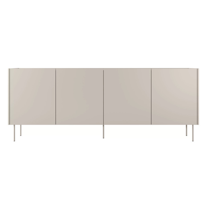 Komoda Desin 220cm z 4 szufladami Meble Bogart kaszmir/dąb