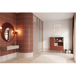 Komoda wysoka Desin z otwartymi wnękami Meble Bogart ceramic