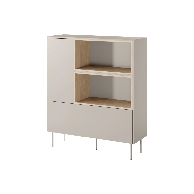 Komoda wysoka Desin z otwartymi wnękami Meble Bogart