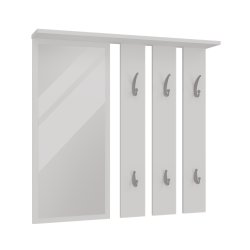 Wieszak Opal Opal Biały