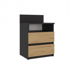 Szafka Nocna Malwa M1 Antracyt Artisan Szafka Nocna Malwa M1 Antracyt Artisan