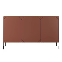 Trzydrzwiowa komoda 150 Sonatia Meble Bogart burgund