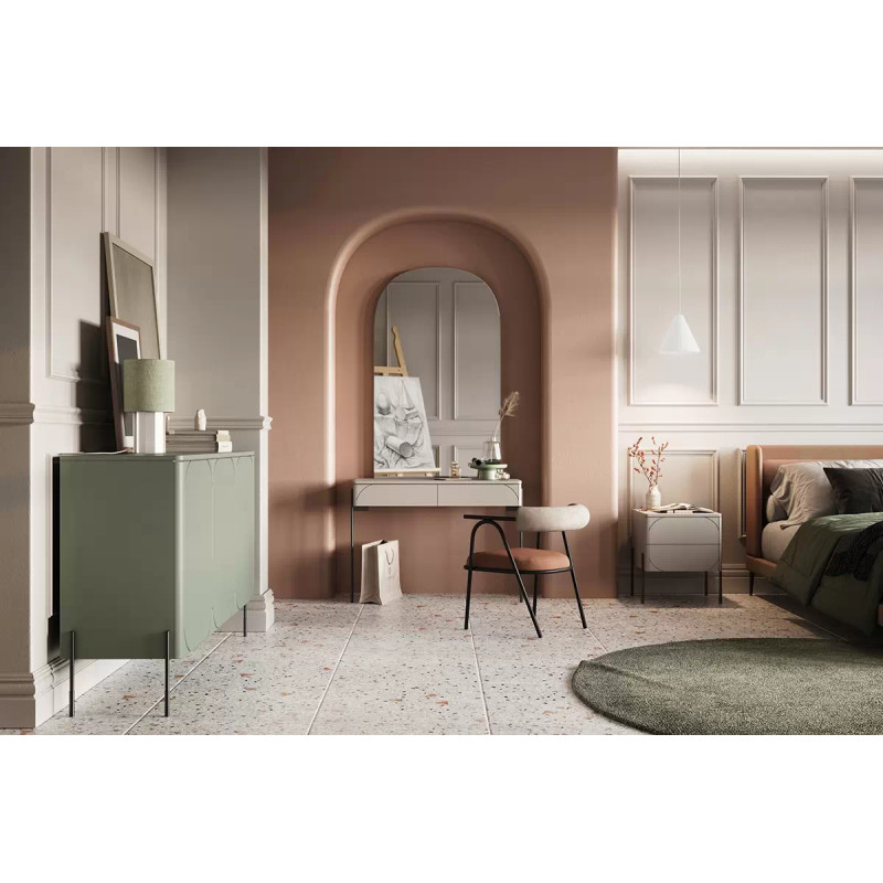 Trzydrzwiowa komoda 150 Sonatia Meble Bogart oliwka