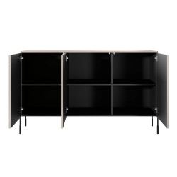 Trzydrzwiowa komoda 150 Sonatia Meble Bogart kaszmir