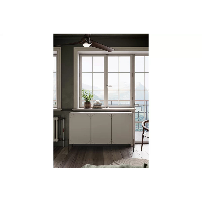 Trzydrzwiowa komoda z 2 szufladami 150 Sonatia Meble Bogart