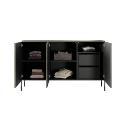 Trzydrzwiowa komoda z 2 szufladami 150 Sonatia Meble Bogart Trzydrzwiowa komoda z 2 szufladami 150 Sonatia Meble Bogart