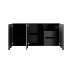 Trzydrzwiowa komoda z 2 szufladami 150 Sonatia Meble Bogart Trzydrzwiowa komoda z 2 szufladami 150 Sonatia Meble Bogart