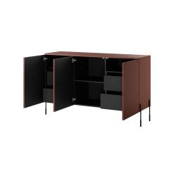 Trzydrzwiowa komoda z 4 szufladami 150 Sonatia Meble Bogart Trzydrzwiowa komoda z 4 szufladami 150 Sonatia Meble Bogart