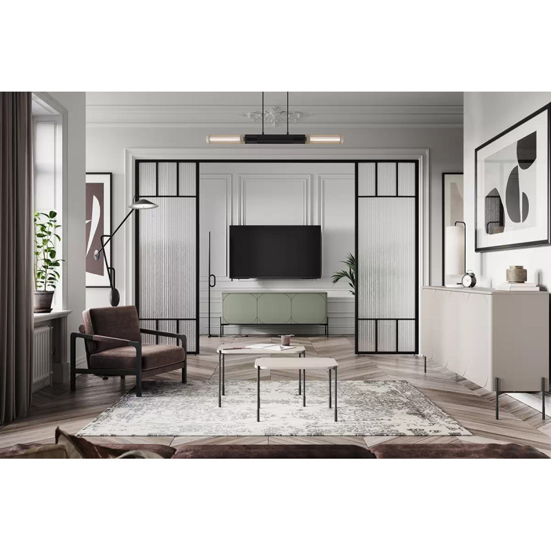 Czterodrzwiowa komoda 200 Sonatia Meble Bogart kaszmir