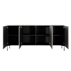 Czterodrzwiowa komoda 200 Sonatia Meble Bogart kaszmir