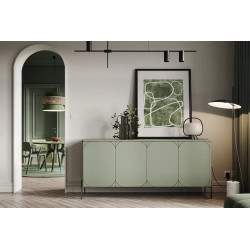 Czterodrzwiowa komoda 200 Sonatia Meble Bogart oliwka