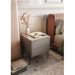 Szafka nocna Sonatia Meble Bogart kaszmir