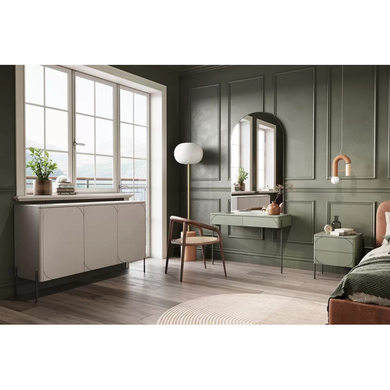 Szafka nocna Sonatia Meble Bogart oliwka