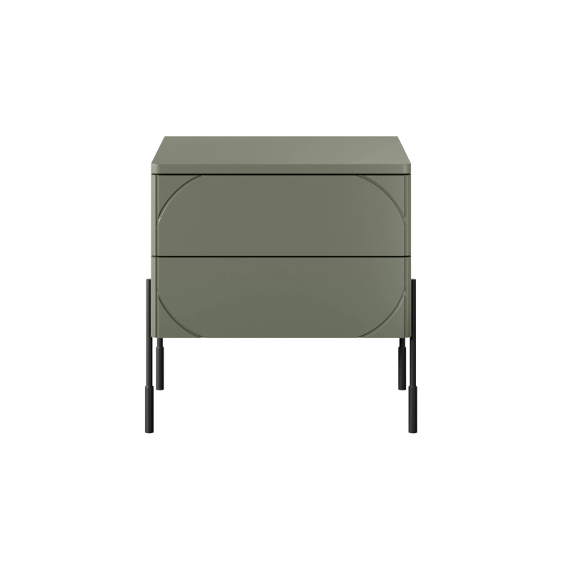 Szafka nocna Sonatia Meble Bogart oliwka