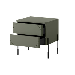 Szafka nocna Sonatia Meble Bogart oliwka Szafka nocna Sonatia Meble Bogart oliwka