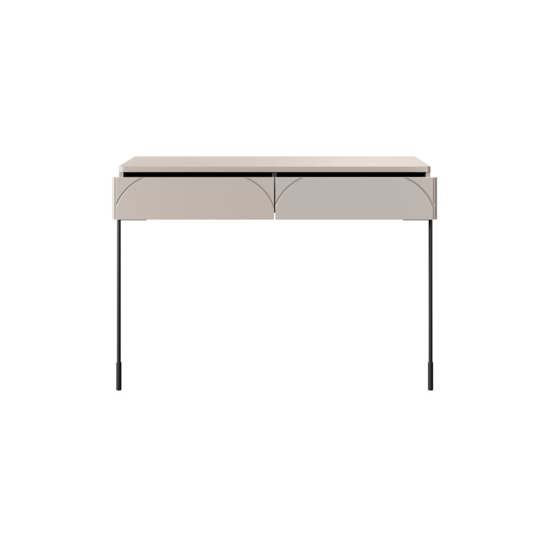 Toaletka z dwoma szufladami Sonatia Meble Bogart kaszmir