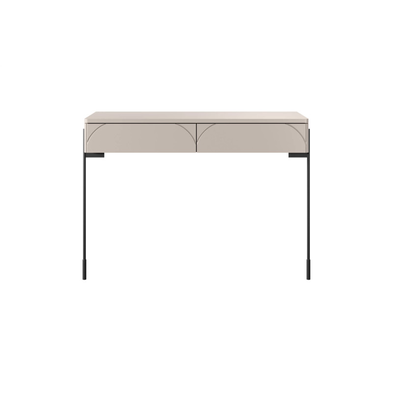 Toaletka z dwoma szufladami Sonatia Meble Bogart kaszmir