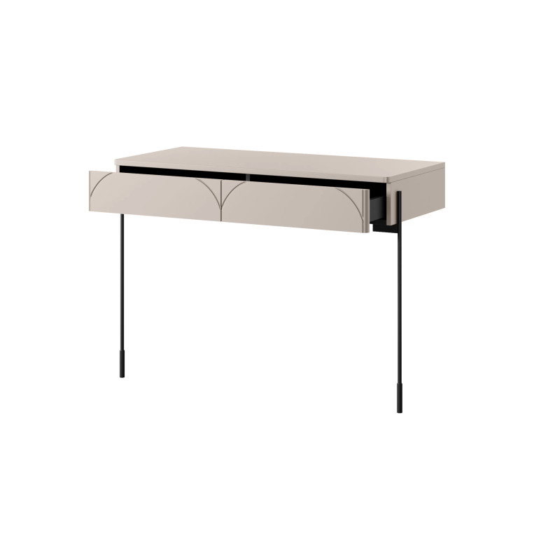 Toaletka z dwoma szufladami Sonatia Meble Bogart kaszmir