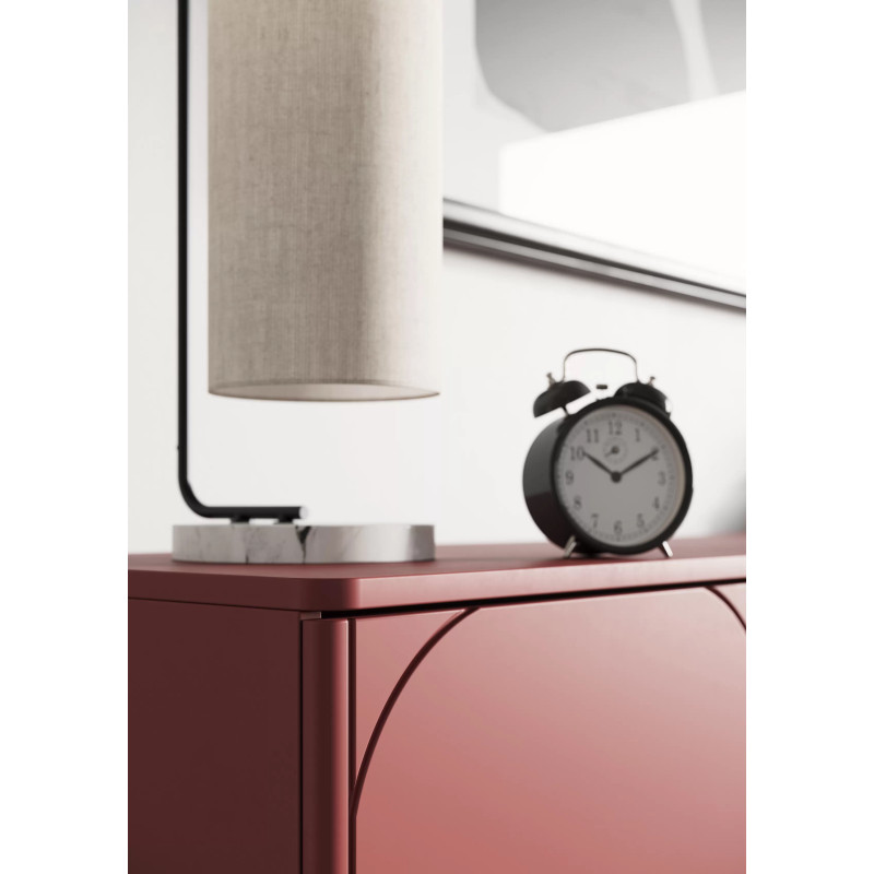 Kredens 120 z dwoma szufladami Sonatia Meble Bogart burgund