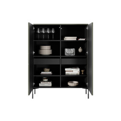 Kredens 120 z dwoma szufladami Sonatia Meble Bogart kaszmir