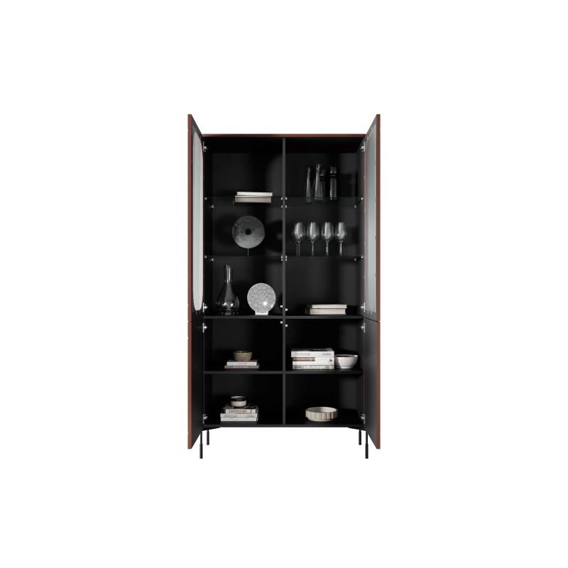 Witryna 100 Sonatia Meble Bogart burgund