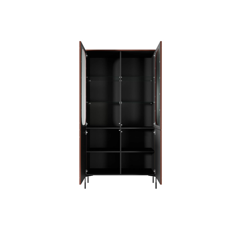 Witryna 100 Sonatia Meble Bogart burgund