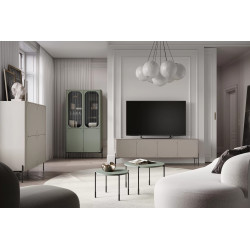 Witryna 100 Sonatia Meble Bogart oliwka