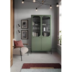 Witryna 100 Sonatia Meble Bogart oliwka